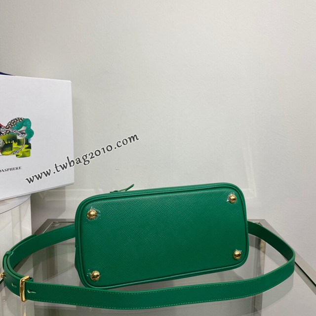Prada專櫃新款迷你號DoubleBagmini號購物袋 1BG443 普拉達粗十字紋牛皮手提女包 csp1100